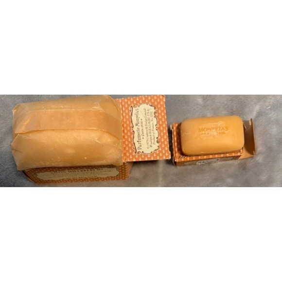 Vintage Crabtree & Evelyn Millefleurs Soap Set Large & Travel Boxed - Picture 9 of 9